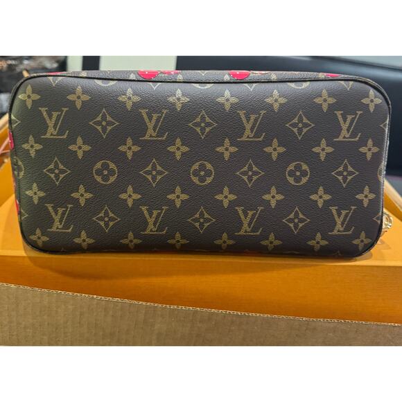 Louis Vuitton Cherries Neverfull Bag Murakami Monogram LV x TM Tote Rare NWT - Picture 5 of 14